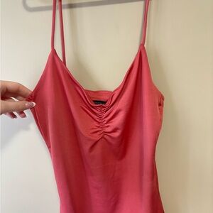 Forever 21 Coral Ruched Camisole